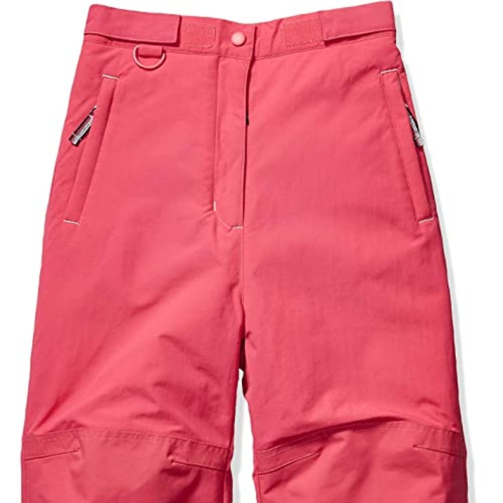 NEW Amazon Essentials Girls' Water-Resistant Snow Pant Pink Sz 10 (large)